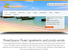 Tablet Screenshot of phuketspace.com